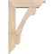 Ekena Millwork Legacy Traditional Smooth Bracket w/ Offset Brace, Douglas Fir, 5 1/2"W x 18"D x 26"H BKT0604X18X26LEC01SDF - alternate 3